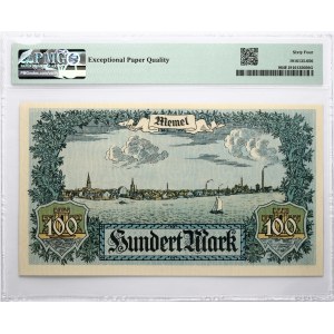 Lithuania Memel 100 Mark 1922 PMG 64 Choice Uncirculated EPQ