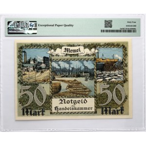 Lithuania Memel 50 Mark 1922 PMG 64 Choice Uncirculated EPQ