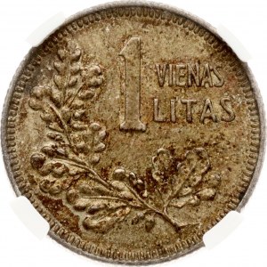 Lithuania 1 Litas 1925 NGC MS 62