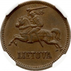 Lithuania 5 Centai 1936 NGC AU 58 BN