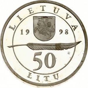 Lithuania 50 Litu 1998 Adomas Mickevičius