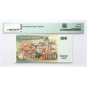 Lithuania 100 Litu 2000 S Daukantas PMG 66 Gem Uncirculated EPQ