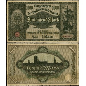 Poland, 1,000 marks, 15.03.1923