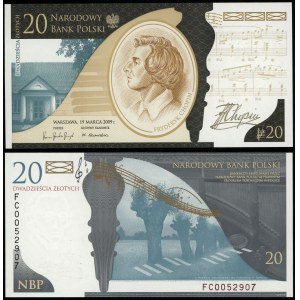 Poland, 20 zloty, 19.03.2009