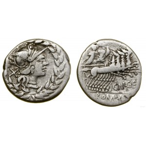 Římská republika, denár, 138 př. n. l., Řím