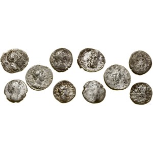 Roman Empire, 5 x denarius set, Rome