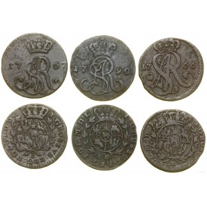 Poland, set of 3 x 1 penny