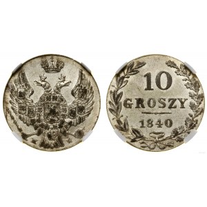 Polsko, 10 groszy, 1840 MW, Varšava