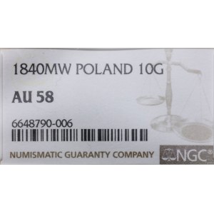 Polsko, 10 groszy, 1840 MW, Varšava