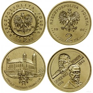 Poland, Lot 2 x 2 zloty, 1996, Warsaw