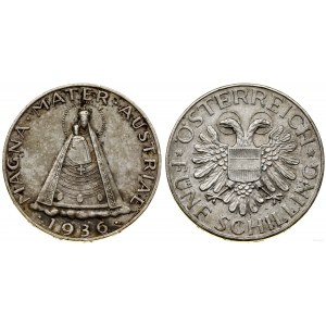 Rakúsko, 5 šilingov, 1936, Viedeň