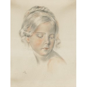 HEAD OF THE GIRL, mid-20th century.
