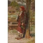Juliusz MAKAREWICZ, HUCUŁKA Z DZBANEM, 1923