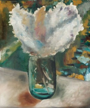 Michael IRMER, BIAŁE KWIATY, ok. 1980