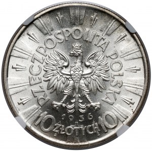 Piłsudski 10 złotych 1936