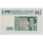 Londyn, 50 złotych 1939 - A 000000 - ze znakiem wodnym jak na 10 zł