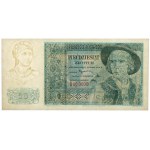 Londyn, 50 złotych 1939 - A 000000 - ze znakiem wodnym jak na 10 zł