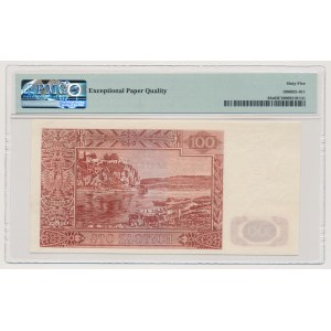Londýn, 100 zlotých 1939 - H 000000 - s vodoznakom ako na 10 zlotých