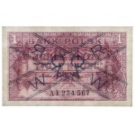 Londyn, 1 złoty 1939 - WZÓR - A 1234567