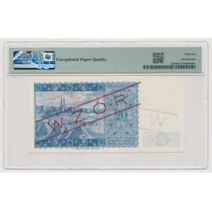 Londyn, 20 złotych 1939 - WZÓR - A 012345