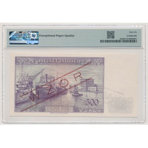 Londyn, 500 złotych 1939 - WZÓR - A 012345