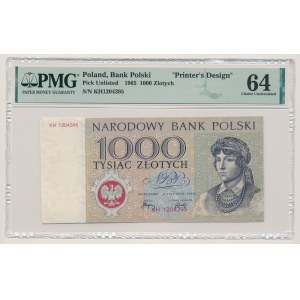 Miasta Polskie, 1.000 złotych 1965