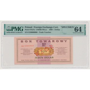 PEWEX, 1 dolar 1969 - WZÓR - Ed 0000000