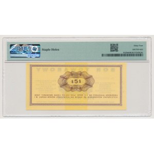PEWEX, 5 dolarów 1969 - WZÓR - Ee 0000000