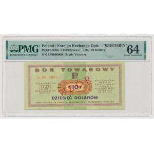 PEWEX, 10 dolarów 1969 - WZÓR - Ef 0000000