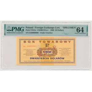 PEWEX, 20 dolarów 1969 - WZÓR - Eh 0000000