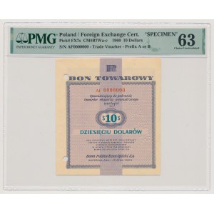 PEWEX, 10 dolarów 1960 - WZÓR - Af 0000000