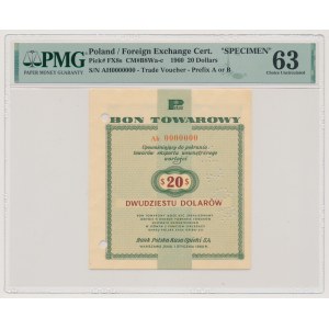 PEWEX, 20 dolarów 1960 - WZÓR - Ah 0000000