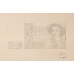 Emigracja, Rysunkowe PROJEKTY 50 i 100 złotych 1939 Clemeta Serveau z jego paryskiej pracowni