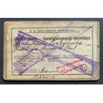 CARTE D'IDENTITÉ. Cracovie [1913].