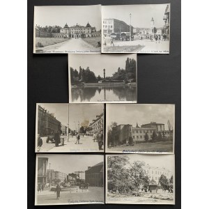 BIAŁYSTOK. Ensemble de 7 photographies. Les années 1960.