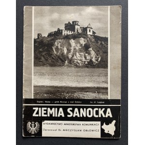 ORŁOWICZS Mieczysław - Ziemia Sanocka. Guide du ministère de la communication. Varsovie [1936].