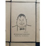 [SZWAJCER Jerzy alias JOTES] Ensemble de 13 cartes postales - caricatures de POLITICIENS de la Seconde République de Pologne. Varsovie [1918-1939].