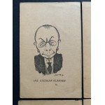 [SZWAJCER Jerzy alias JOTES] Ensemble de 13 cartes postales - caricatures de POLITICIENS de la Seconde République de Pologne. Varsovie [1918-1939].