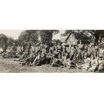 [Wojsko] Fotografia zbiorowa - 15 Pułk Piechoty „Wilków”. Obóz letni [1928]