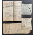 [GR﻿üNER Ferdynand] Zestaw ponad 50 dokumentów. SANDOMIERZ/WARSZAWA [1914-1944]