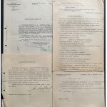 [GR﻿üNER Ferdynand] Zestaw ponad 50 dokumentów. SANDOMIERZ/WARSZAWA [1914-1944]