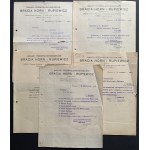 [GR﻿üNER Ferdynand] Zestaw ponad 50 dokumentów. SANDOMIERZ/WARSZAWA [1914-1944]