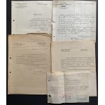 [GR﻿üNER Ferdynand] Zestaw ponad 50 dokumentów. SANDOMIERZ/WARSZAWA [1914-1944]