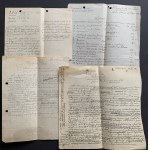 [GR﻿üNER Ferdynand] Zestaw ponad 50 dokumentów. SANDOMIERZ/WARSZAWA [1914-1944]