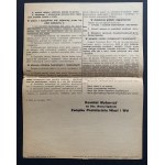 ELECTIONS. Union du prolétariat des villes et des villages. NOWY SACZ [1922].