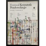 [Autograf] Festiwal Krzysztofa Pendereckiego. Kraków [1998]