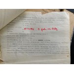 SOUS-SOL SOUS LES BÉLIERS. Tapuscrit. Jeux de rêve. Cracovie [1981].