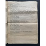 [DYMNY] PIWNICA POD BARANAMI. Maszynopis. BALLADA CZŁOWIEKA O MIŁOŚCI. Kraków [198?]