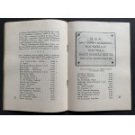 [PIŁSUDSKI] SPRAWOZDANIE KOMITETU PRZEBUDOWY KAPLICY POD WEZWANIEM Św. STANISŁAWA KOSTKI W KORPUSIE KADETÓW NR 1 MARSZAŁKA J. PIŁSUDSKIEGO [...]. Lwów [1937]