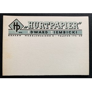 [Advertisement] HURTPAPIER. Cracow.